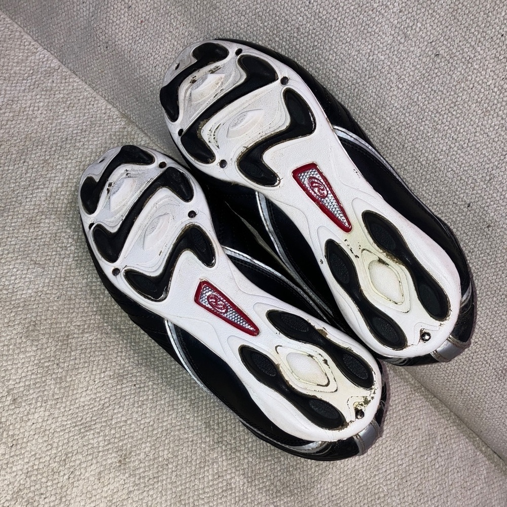 Rawlings men’s size 10 turf soccer / football Athletic Shoes stitched metal pins - Picture 4 of 14